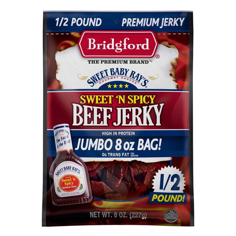 Bridgford 8oz Sweet Teriyaki Beef Jerky image number 0