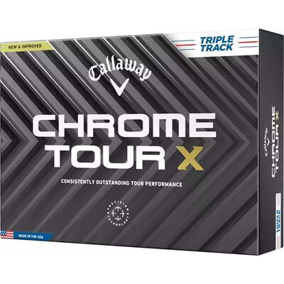 Callaway Golf 2024 Chrome Tour X Triple Track Golf Balls 12 Pack