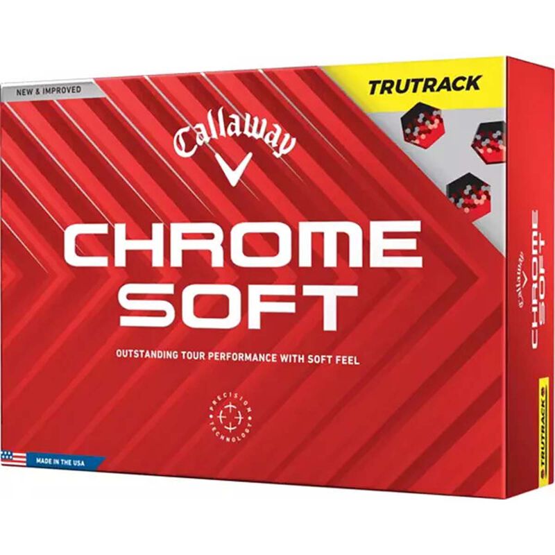 Callaway Golf 2024 Chrome Sof TruTrack Golf Balls image number 0