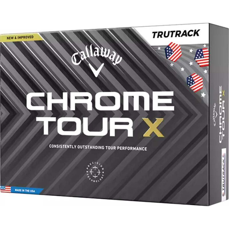 Callaway Golf Chrome Tour X USA TruTrack Golf Balls image number 0