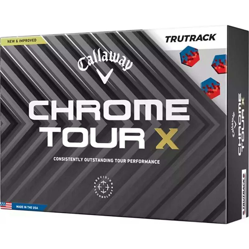 Callaway Golf 2024 Chrome Tour X TruTrack Golf Balls image number 0