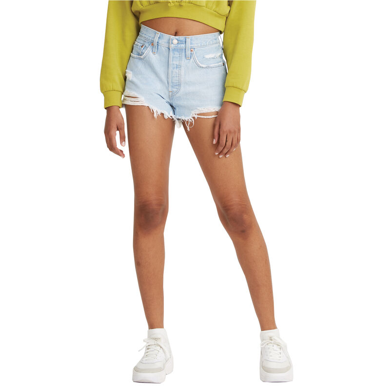 Levi's Women's Top Light Wash Denim Shorts image number 0