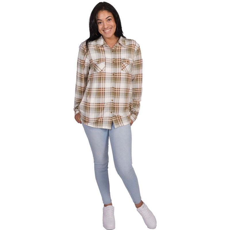 Canyon Creek Women's Knit Plaid Flannel Shirt image number 0