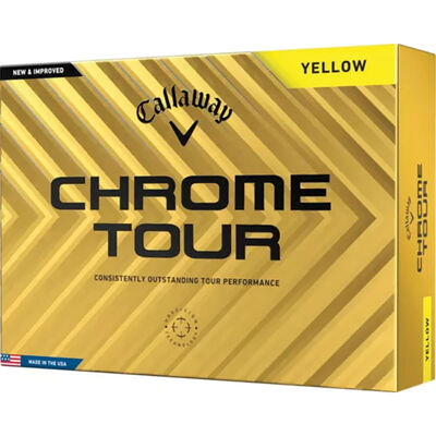 Callaway Golf 2024 Chromesoft Yellow Golf Balls 12 Pack