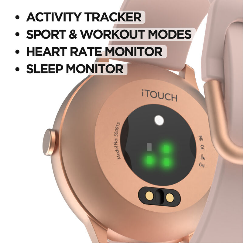 Itouch Sport 3 Smartwatch: Gold Case with Gold Mesh Strap image number 2