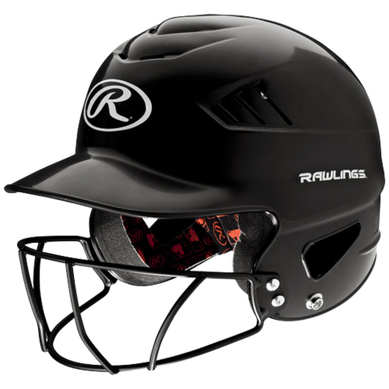 Rawlings Junior Coolflo Batting Helmet With Cage image number 0