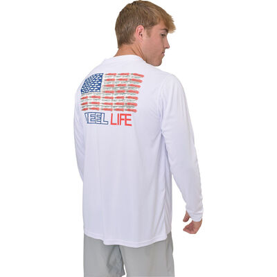 Reel Life, Shirts, Reel Life Long Sleeve Blue Mens Large Fishing Shirt  Defender Series