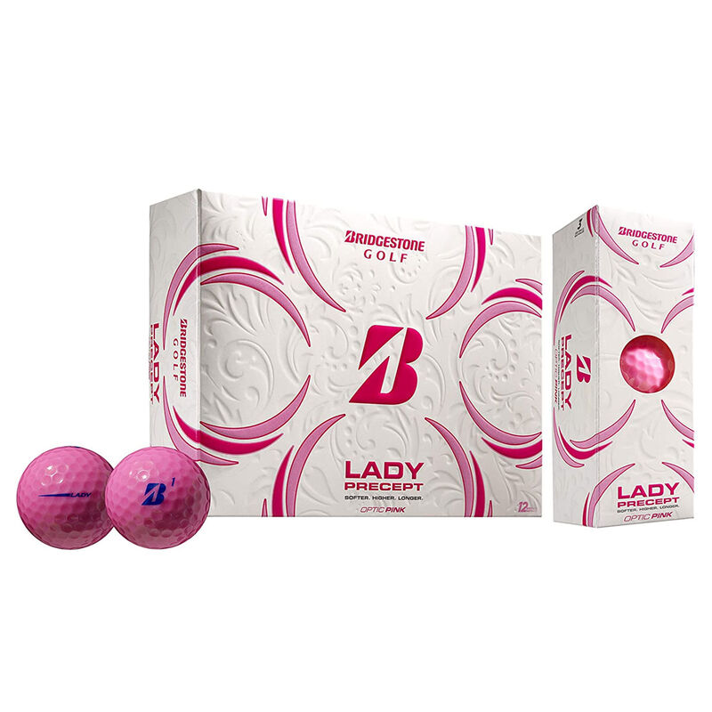 Bridgestone Lady Precept Pink 12 Pack Golf Balls image number 0