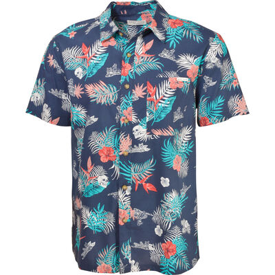 Reel Life Men's Woven Floral Top