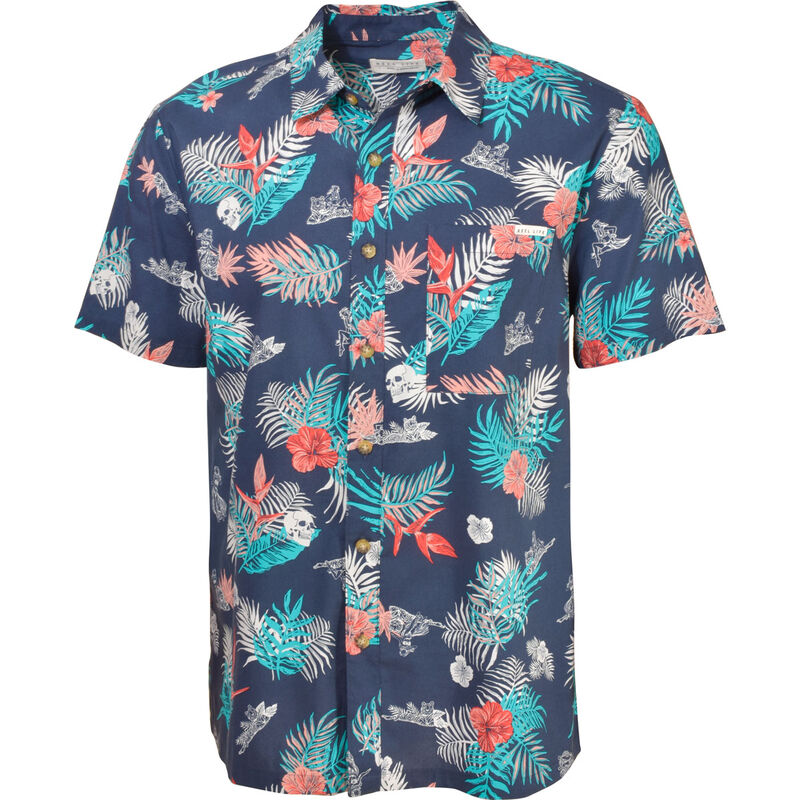 Reel Life Men's Woven Floral Top image number 0