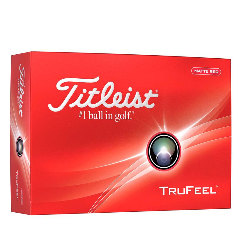Titleist TruFeel Red Golf Balls image number 0