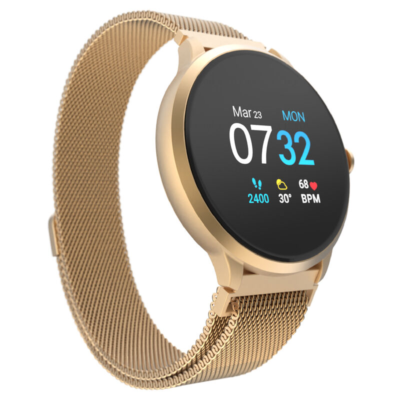 Itouch Sport 3 Smartwatch: Gold Case with Gold Mesh Strap image number 0