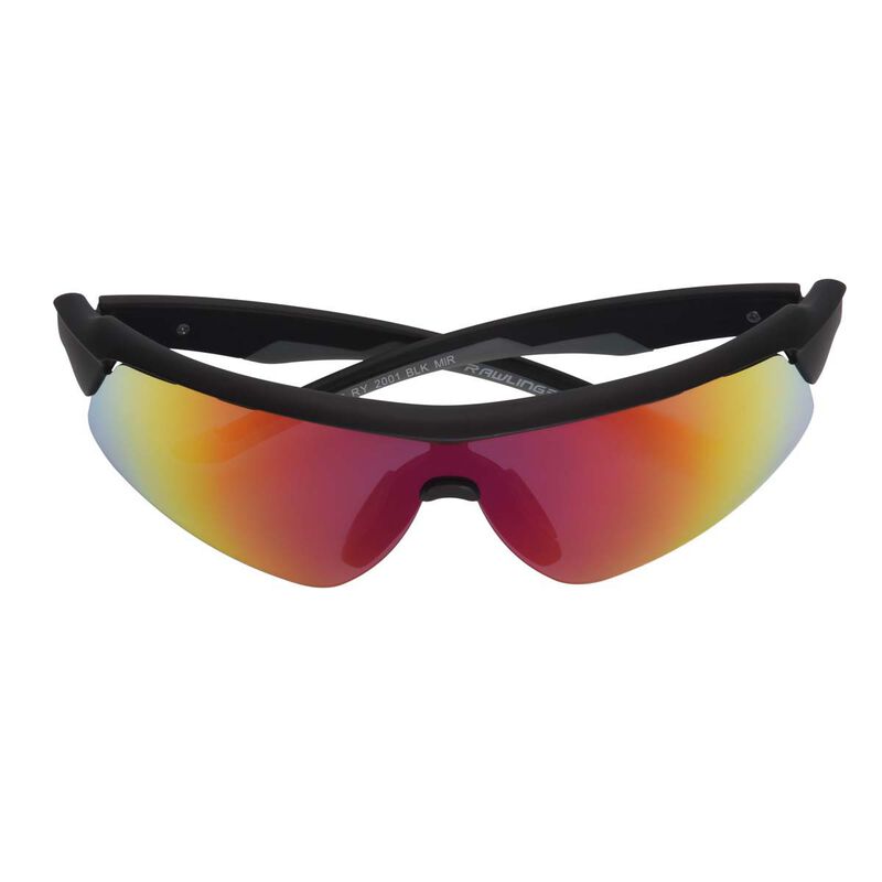 Rawlings Youth Young Black Red Shield Sunglasses image number 3