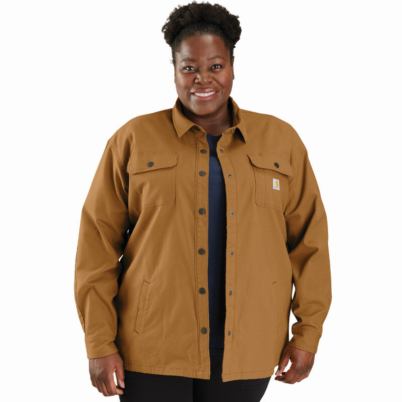 Carhartt Women's Fleece Lined Shirt Jacket image number 0