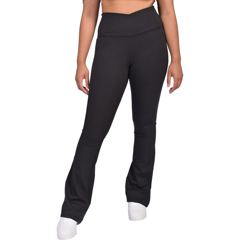 Yogalicious Women's Crossover Flare Legging image number 4