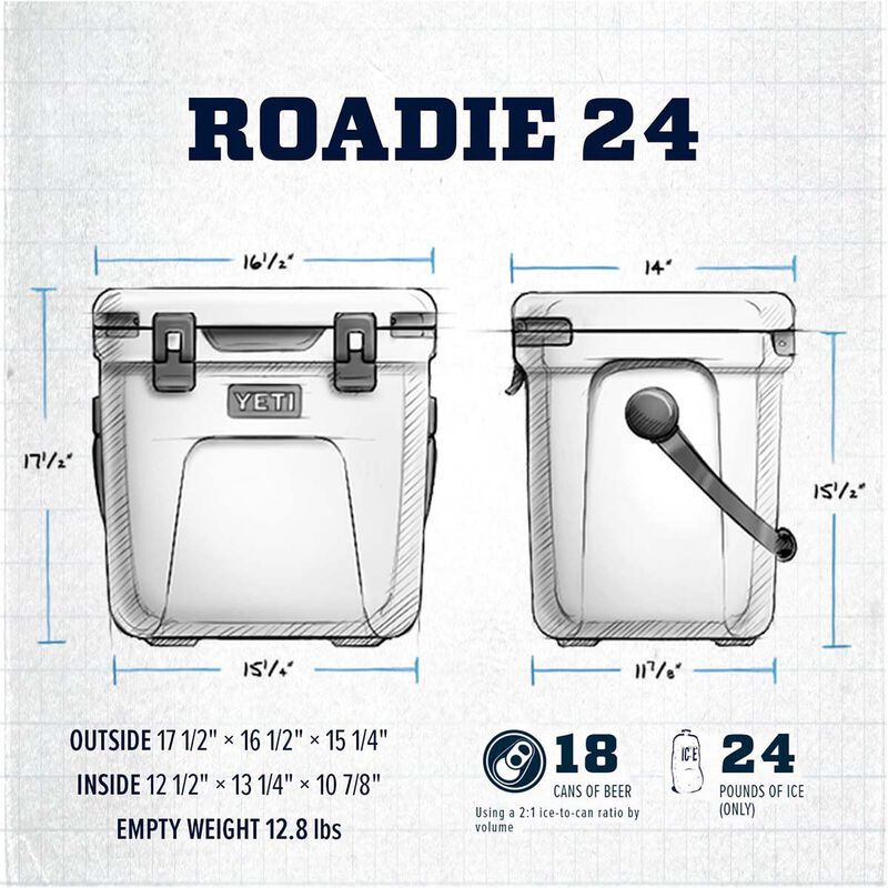 Roadie 24 Hard Cooler - Tan