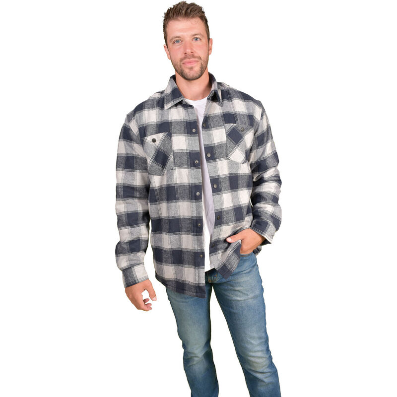 Flint Workwear Men's Flannel Sherpa Jacket image number 1