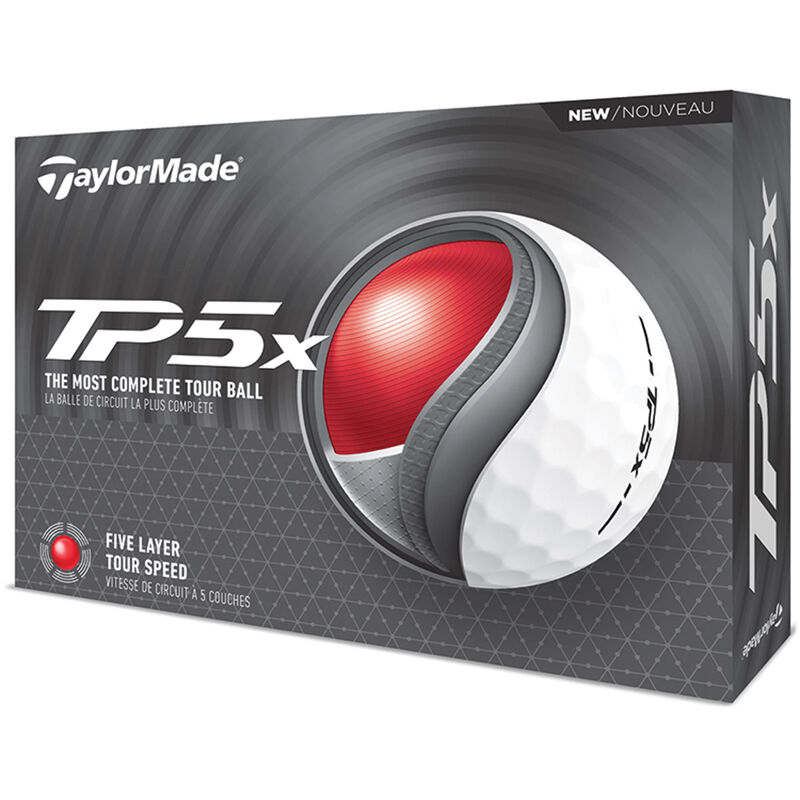 Taylormade TP5X White Golf Balls image number 0