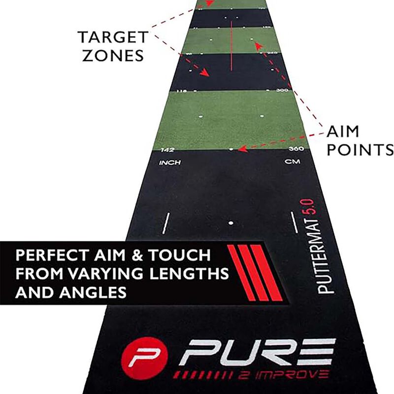 Pure2improve 5.0 Golf Putting Mat image number 2