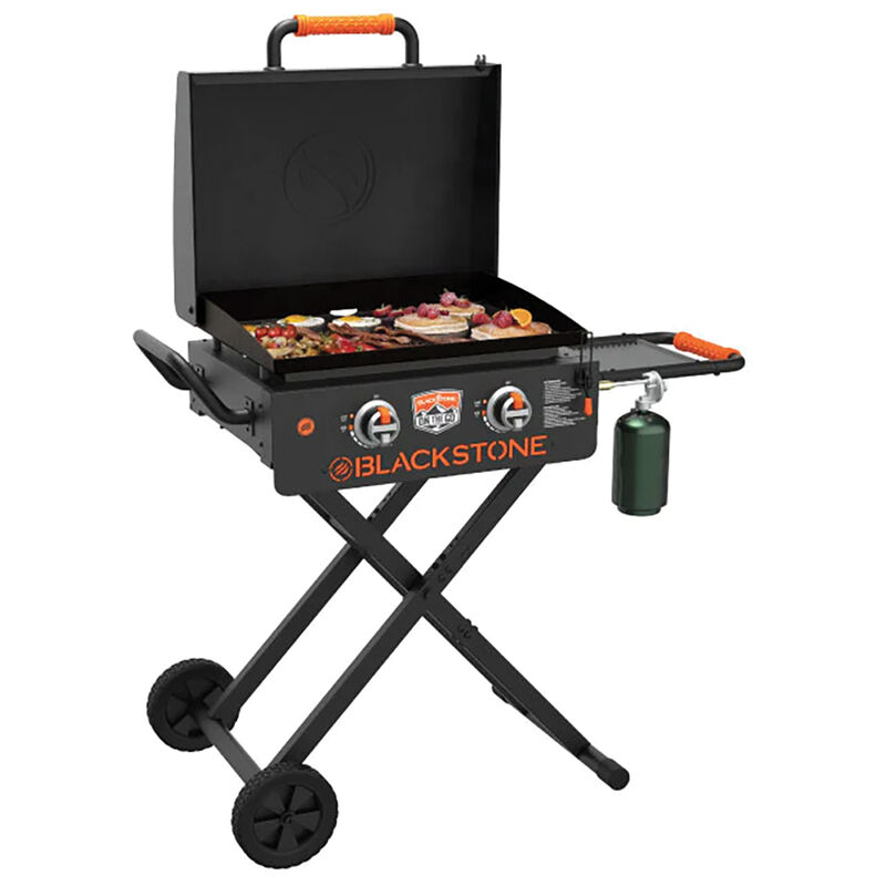 Blackstone 22" On The Go 2-Burner Griddle Cooking Station with Hood image number 0