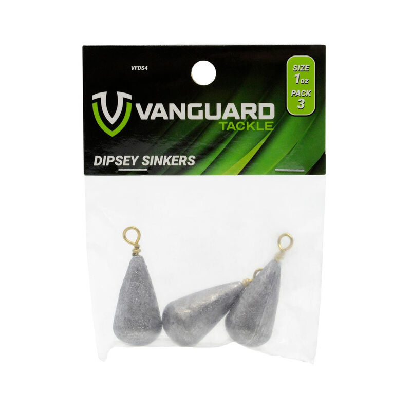 Vanguard Vanguard Dipsey Sinkers Pack of 3 image number 0