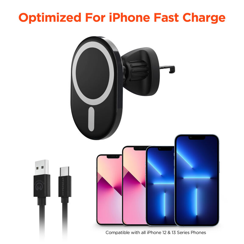 Hypergear MagVent Magnetic Wireless Charging Mount image number 3