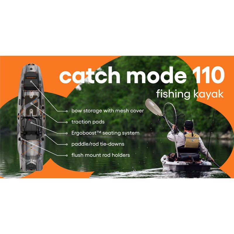 Pelican Catch Mode 110 Fishing Kayak image number 0