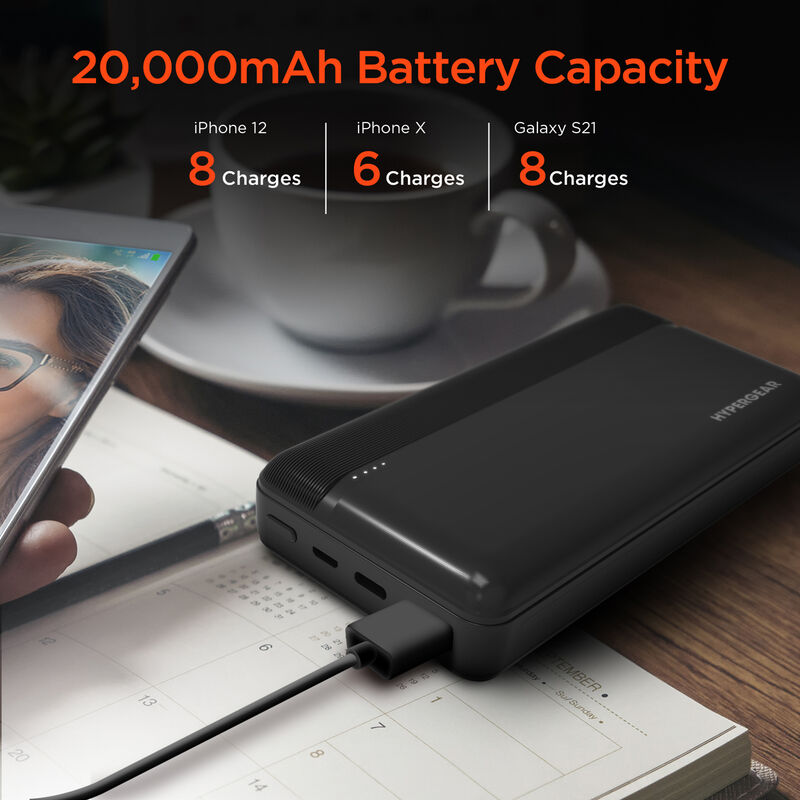 Hypergear 20000mAh 20W PD + USB Power Bank image number 2