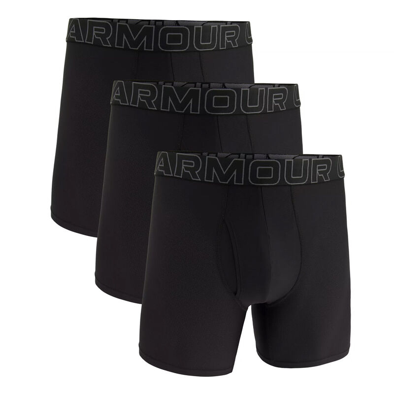 Under Armour Men's 6" Performance Tech Mesh Underwear-  3Pk image number 0
