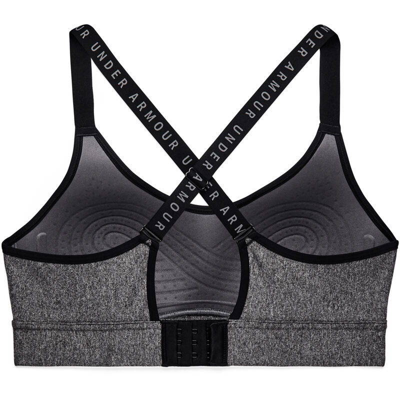 Grey Under Armour Womens UA Infinity Mid Heather Cover Sports Bra - Get The  Label