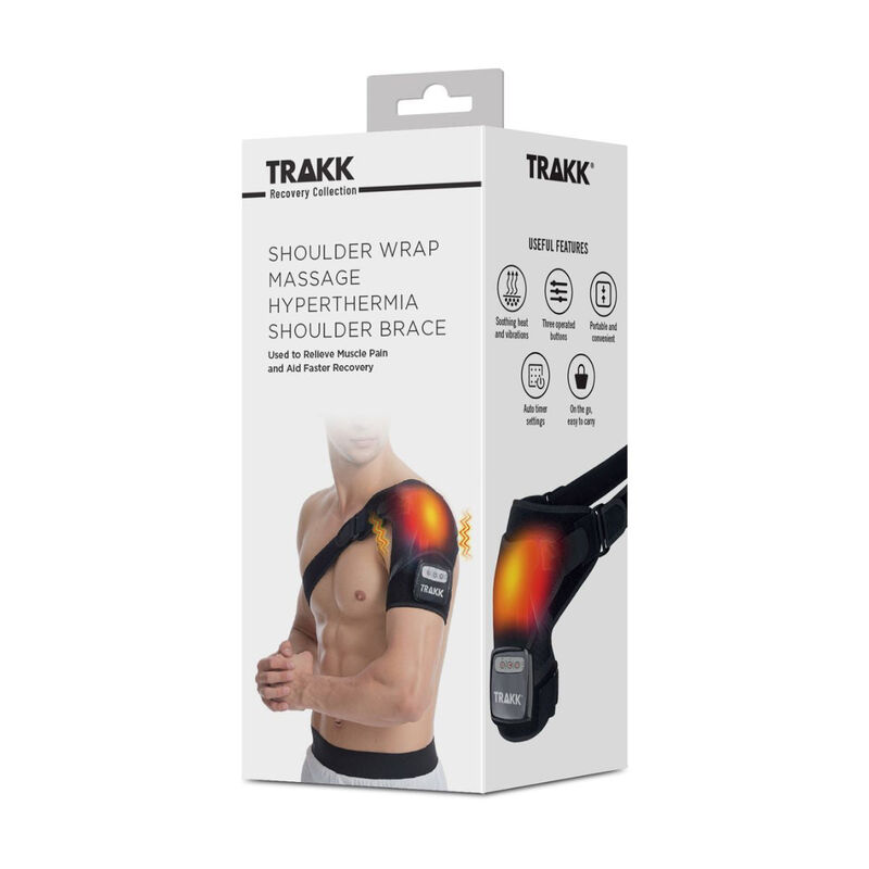 Trakk Massaging Heating Shoulder Brace & Wrap- Multiple Settings and Intensities image number 4