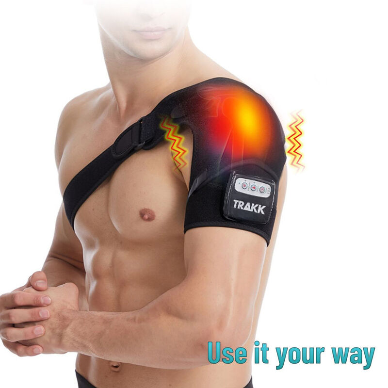 Trakk Massaging Heating Shoulder Brace & Wrap- Multiple Settings and Intensities image number 3