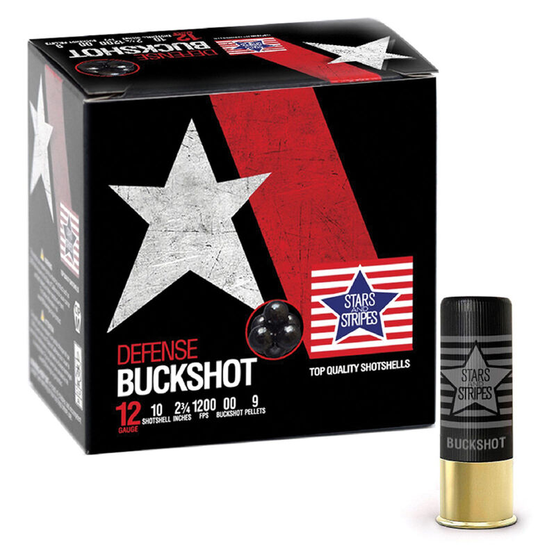 Stars & Stripes 12GA 00 Buck Shot Ammo image number 0