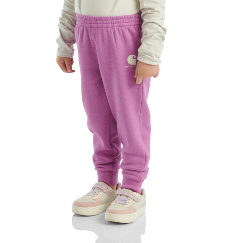 Carhartt Girl's Toddler Fleece Logo Sweatpant image number 0