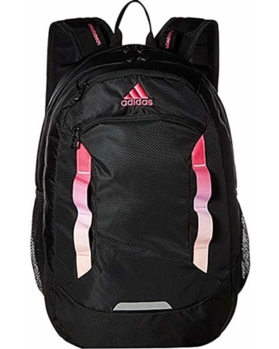 pink and black adidas bag