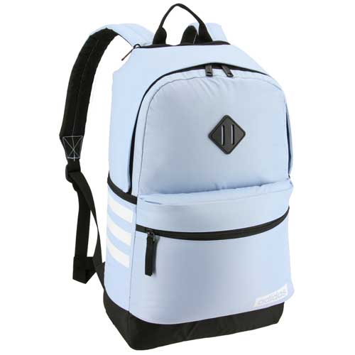 grey and teal backpack