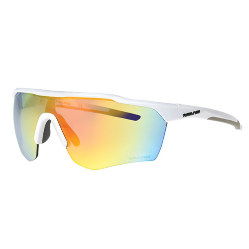 Rawlings White Orange Shield Marquis Sunglasses