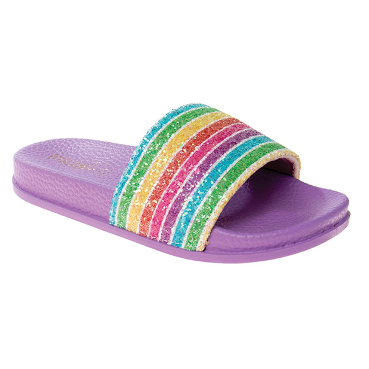 Kensie Girl Girls Multi Glitter Slides