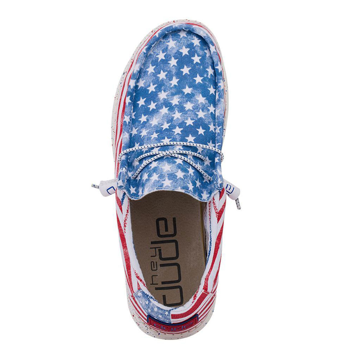 HeyDude Men's Wally Stars & Stripes Shoes