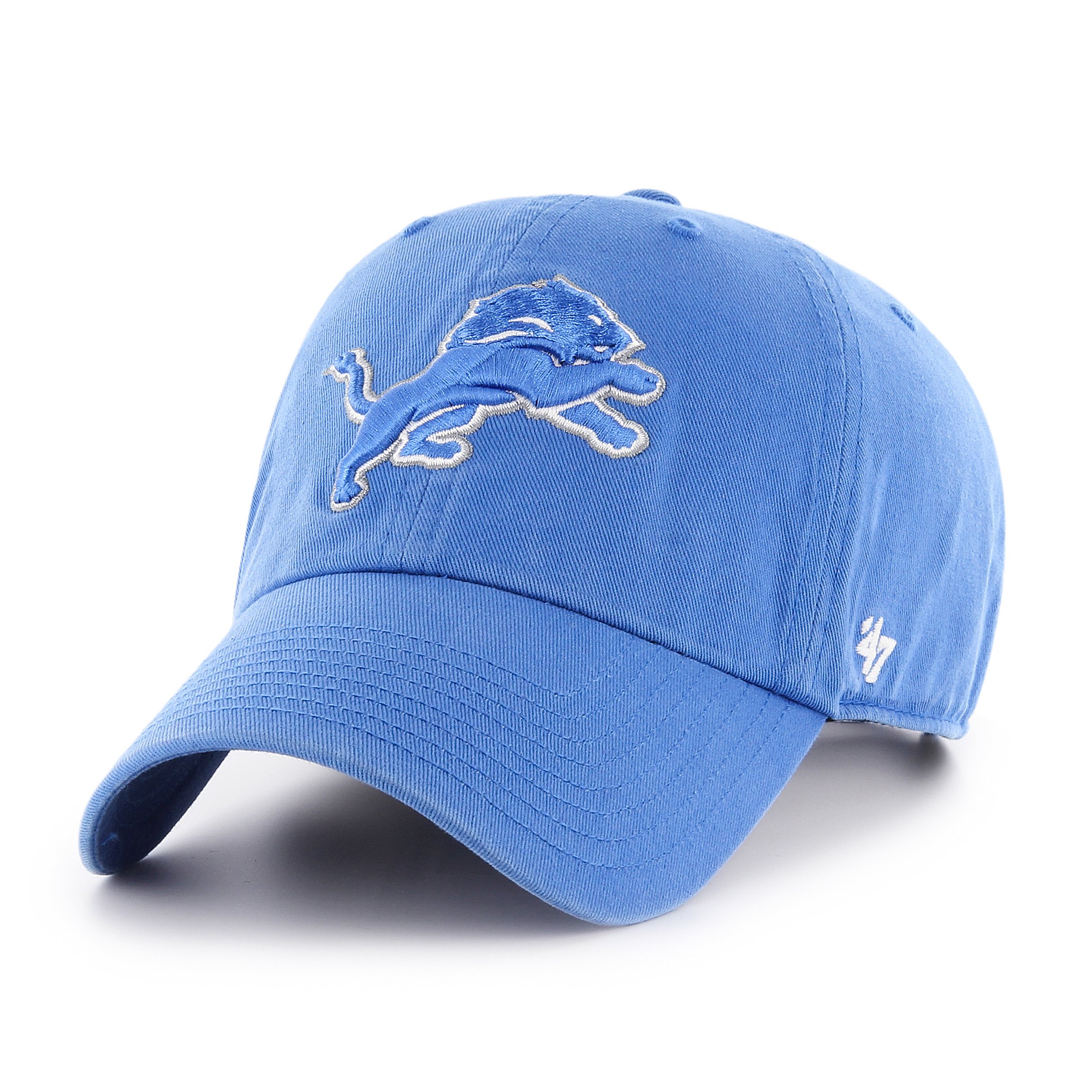 47 Women's Detroit Lions Wrap Up Blue Hoodie