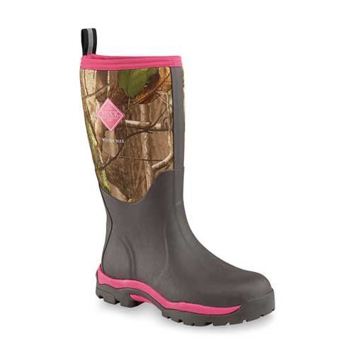 woody max pink camo muck boots